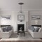 Ekena Millwork Alexa Medallion (Canopies up to 5 5/8"), 30 3/4"W x 21 1/4"H x 3 7/8"ID x 1 5/8"P, Athenian Green CM21X30ALAGC - alternate 3